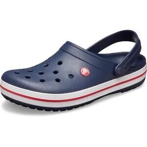 CROCS classic Kids BLUE boys sz 10 Clogs Comfort Rubber slip on Shoes Flip flops